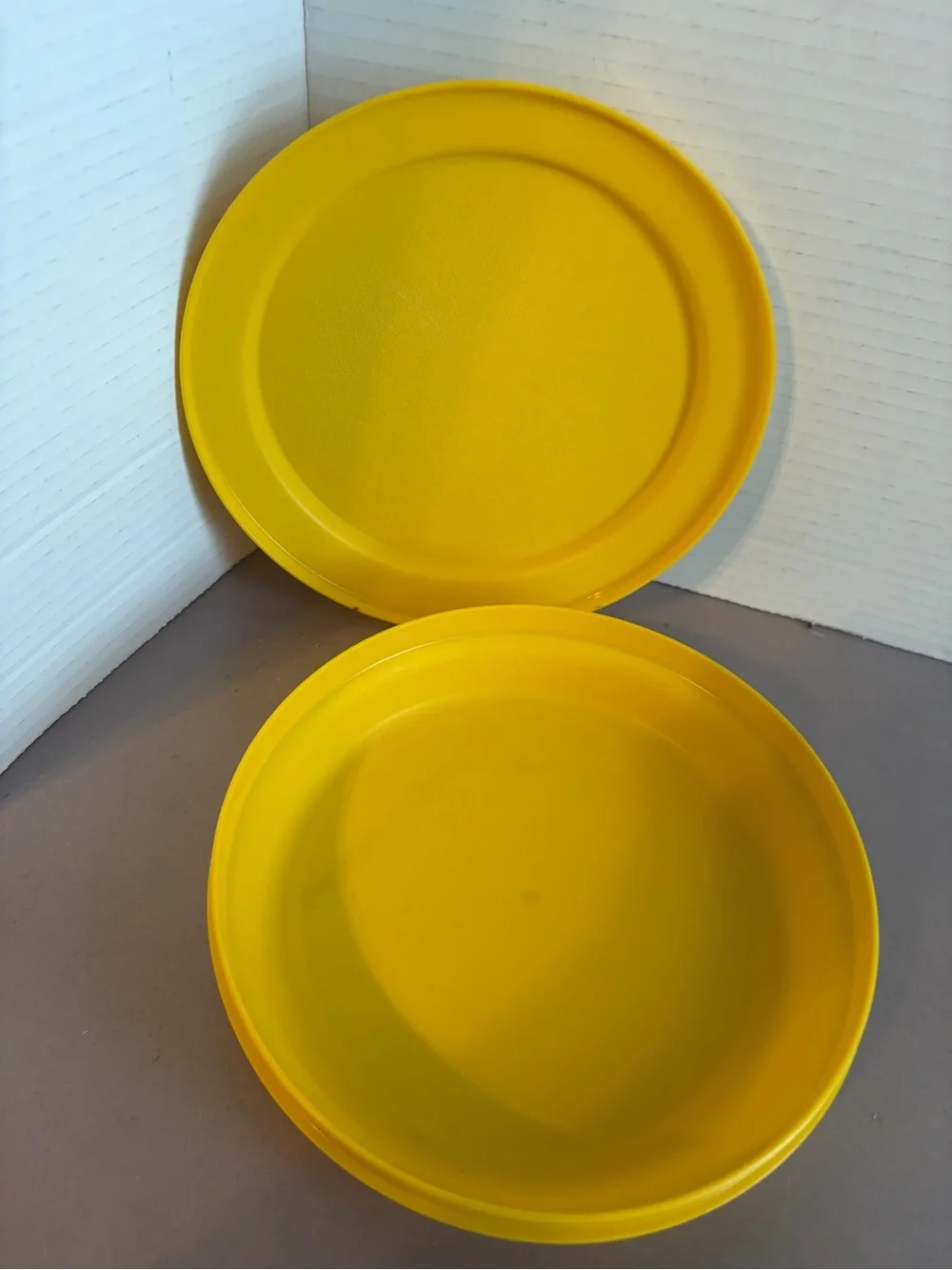 Vintage Yellow Tupperware Seal 'n Serve
